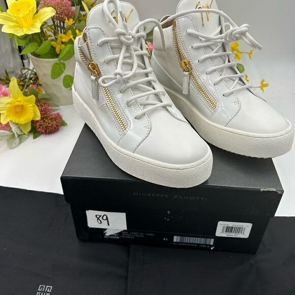 Men’s Giuseppe Zanotti high top sneakers size 41 made in Italy - Picture 2 of 9